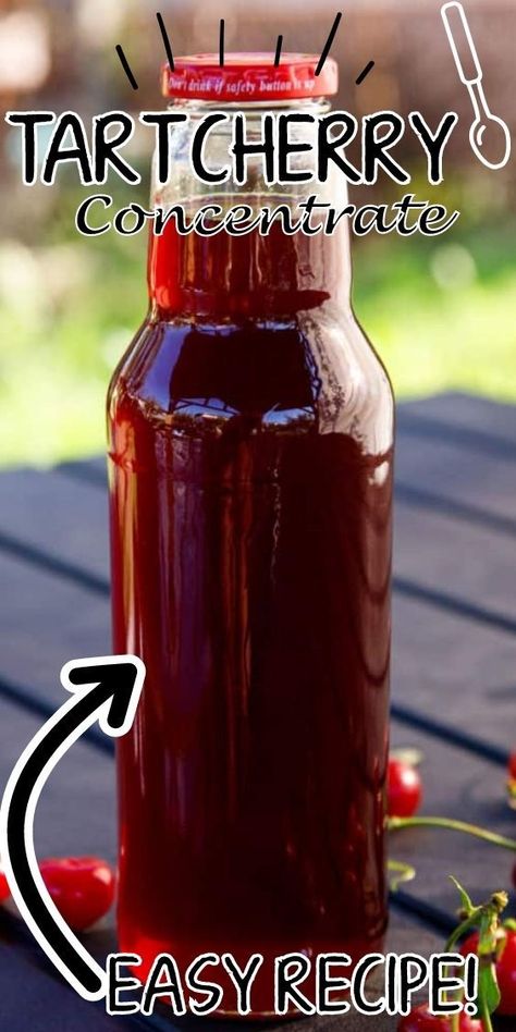 Homemade Cherry Juice, Tart Cherry Juice Benefits, Cherry Juice Benefits, How To Make Tart, Tart Cherries Recipes, Cherry Jam Recipes, Cherry Drink, Cherry Syrup, Home Canning Recipes