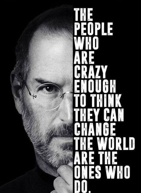 Steve Jobs Quotes Inspiration, Change The World Quotes, Steve Jobs Apple, Jobs Quotes, Dreaming Quotes, Inspirational Quotes About Change, Be True To Yourself Quotes, Quotes Thankful, Job Poster