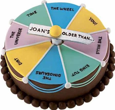 Cake:  Older than....the hills, dirt, the universe, time, King Tut, and more Funny 50th Birthday Cakes, 50th Birthday Cakes For Men, Over The Hill Cakes, 75 Birthday Cake, 90th Birthday Cakes, Savory Cakes, 80 Birthday Cake, 50th Birthday Funny, Birthday Cakes For Women