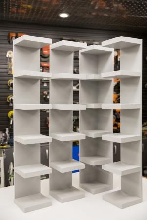 How to Make Shoe Storage Display Shelves | how-tos | DIY Supreme Display, Rak Sepatu Diy, Display Cabinet Diy, How To Make Shoe Storage, Shoe Storage Display, Wall Shoe Storage, Diy Shoe Rack Ideas, Sneakerhead Room, Bookshelf Display