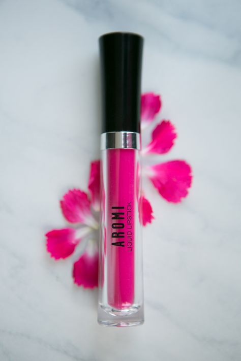 Aromi electric orchid matte liquid lipstick - a bright pink matte lipstick that is vegan and cruelty-free! #liquidlipstick #liquidlips www.aromibeauty.com/electric-orchid-matte-liquid-lipstick/ Liquid Lipstick Shades, Purple Liquid Lipstick, Magenta Lipstick, Pretty Lipstick, Pink Matte Lipstick, Purple Liquid, Long Lasting Matte Lipstick, Matte Lipstick Shades, Lipstick Kit