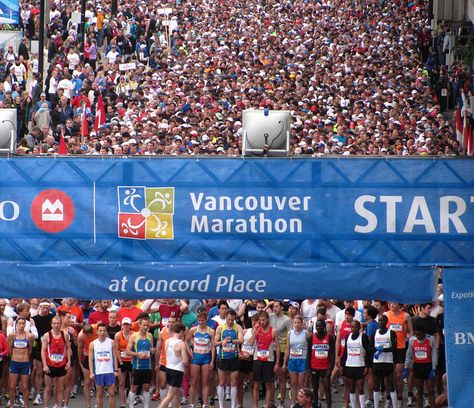 run a marathon, I've only done a half. Vancouver Marathon, Queen Elizabeth Park, Race Calendar, I Love To Run, Vision Board Photos, Running 5k, People Running, Marathons, Sea Wall