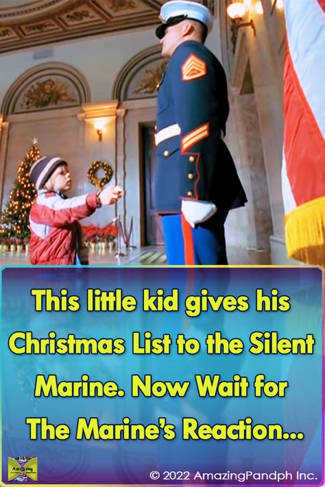 In 1997, with this exemplary Christmas commercial entitled “Guard Duty”, a cute little boy head towards a stoic Marine on duty... #Marine #Kids #commercial #duty #guard Marine Christmas, Christmas Commercial, Toys For Tots, Us Marine Corps, Poor Children, Us Marine, Christmas Lettering, Half Dollar, Christmas Mood