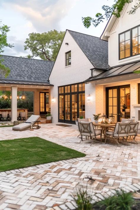 9 Inexpensive Patio Floor Ideas That Won’t Break the Bank Cheap Patio Floor Ideas, Patio Floor Ideas, Inexpensive Patio, Inexpensive Flooring, Arizona Backyard, Patio Floor, Awesome Houses, Side Yard Landscaping, Brick Patio