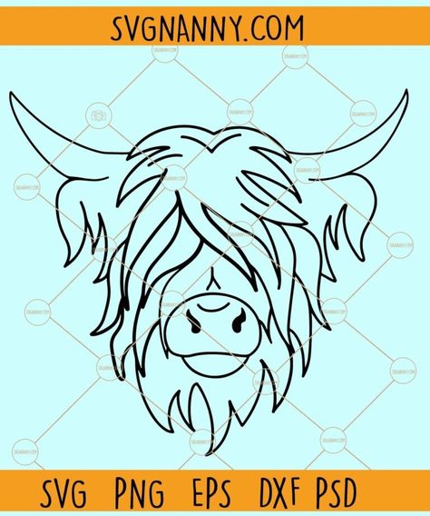 Highland Cow SVG, Highland Cow head svg, Bull Head Svg, Highland cow head svg Highland Cow Design, Cow Embroidery Design Free Pattern, Highland Cow Line Art, Highland Cow Stencil, Highland Cow Head Template, Highland Cow Template, Free Highland Cow Svg, Highland Cow Stained Glass Pattern, Highland Cow Quilt Pattern