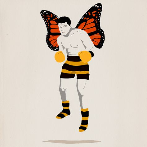 Cricket Batsman Illustration, Muhammad Ali Underwater, Sting Like A Bee, Muhammed Ali, King Tattoos, Float Like A Butterfly, Black Pride, Muhammad Ali, Busy Bee