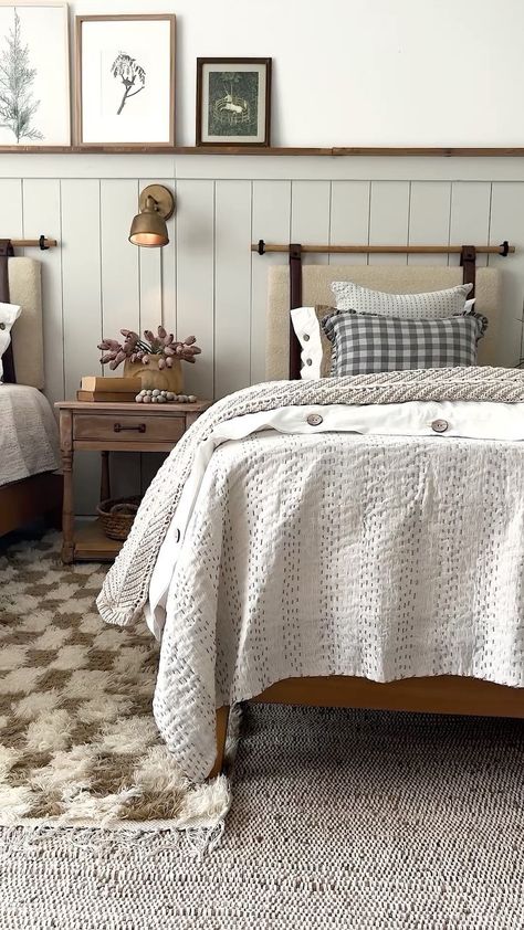 Modern Country Bedrooms, Diy Interior Design, Rough Week, Earthy Home, Agreeable Gray, Shiplap Wall, Bohemian Bedroom Decor, Country Bedroom, Wood Bedroom