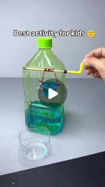 Water Bottle Crafts For Kids, Bottle Crafts For Kids, Reusing Plastic Water Bottles, Toys From Trash, Water Bottle Crafts, Sunday School Ideas, Plastic Bottle Crafts, Let's Have Fun, Kids Water Bottle