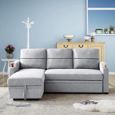 Pull Out Sleeper Sofa, Shaped Couch, Bed Unit, Pull Out Sofa Bed, L Shaped Couch, Storage Chaise, Pull Out Bed, Soft Sofa, Sofa Bed With Storage