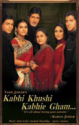 Kabhi Khushi Kabhi Gham Kabhi Khushi Kabhie Gham, Tam Film, Love Your Parents, Best Bollywood Movies, Full Mon, Rani Mukerji, Film Dvd, Preity Zinta, Bollywood Posters