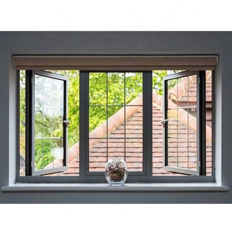 Fixed Window Design, Aluminium Windows Ideas, Aluminum Windows Design, Front Window Design, Window Options, Frame Windows, Modern Window Design, Modern Window Grill, Aluminium Windows And Doors