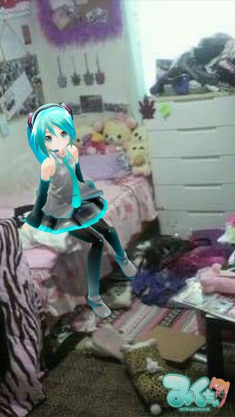 Messy Room Anime, Hatsune Miku Ipad Wallpaper, Hatsune Miku Phone Wallpaper, Hatsune Miku Wallpapers Desktop, Miku Hatsune Wallpapers, Animecore Room, Hatsune Miku Room, Miku Room, Hatsune Miku Wallpapers