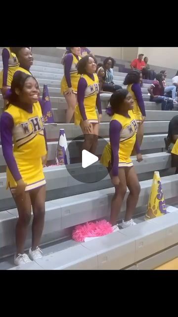 CheerPhi 📣 on Instagram: "Smooth and Easy 💜💛💜💛 

Repost from @wilsonhighcheerleaders" Easy Cheers, Cheerleading Ideas, Cheerleading, On Instagram, Quick Saves, Instagram