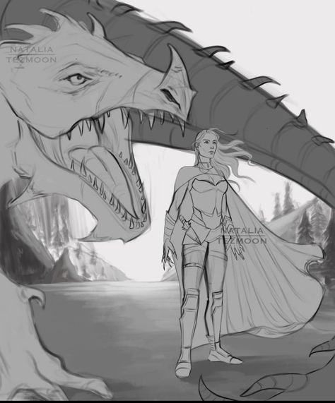 Drinking Water Drawing Reference, Riding Dragon Pose, Dragon And Human Art, Dragon Rider Drawing, Dragon Art Base, Dragon Drawing Base, Dragon Person Character Design, Princess Oc Art, Dragon Drawing Reference