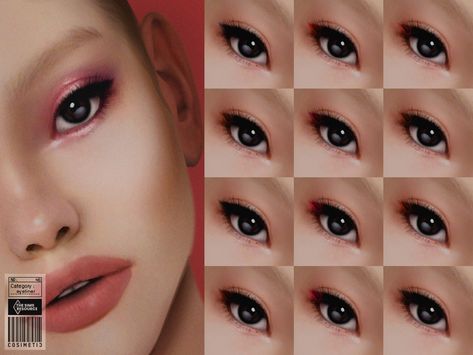 The Sims Resource - Korean Natural Eyeliner | N46 Sims 4 Cc Maxis Match Korean Makeup, Sims 4 Blackpink Clothes, Sims 4 Cc Korean Eye Makeup, Sims 4 Cc Eyeshadow Korean, Sims 4 Douyin Makeup, Sims 4 Korean Makeup, Sims4 Eyeliner, Sims 4 Cc Korean Makeup, Sims Eyeliner