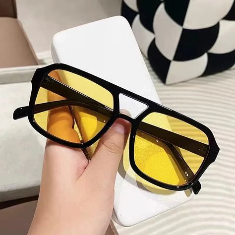 Introducing our fabulously fun and oh-so-cool sunglasses! 😎 Made for those sunny days when you want to slay all day, these shades will have you feeling like a rockstar. 🌟 With their stylish design and UV protection, you'll be turning heads wherever you go. So go ahead, grab a pair and let your style shine bright like the sun! ☀️ #SlayAllDay #RockstarStyle Lenses Optical Attribute: Anti-reflective Lenses Optical Attribute: UV400 Certification: CE