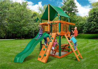 Click To Enlarge Gorilla Playsets, Backyard Playset, Backyard Swings, Wooden Playset, Wood Roof, Playset Outdoor, Wooden Swings, Backyard Playground, Climbing Frame