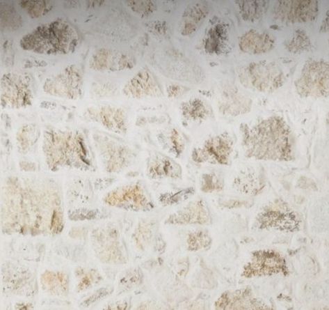 White Washed Stone Backsplash, German Smear Stone Backsplash, European Stone Kitchen, German Shmere Stone, Overgrouted Stone Backsplash, Cottage Kitchen Stone Wall, Rough Stone Backsplash Kitchen, German Shmere Backsplash, Stucco Backsplash