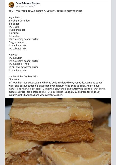 Peanut butter Texas sheet cake Texas Sheet Cake Peanut Butter, Heaven And Hell Sheet Cake 12 Tomatoes, Peanut Butter Texas Sheet Cake Cookies, Peanut Butter Sheet Cake Texas, Peanut Butter Sheet Cake Recipe, Easy Peanut Butter Sheet Cake, Peanut Butter Texas Sheet Cake, Earthquake Cake Recipes, Peanut Butter Sheet Cake