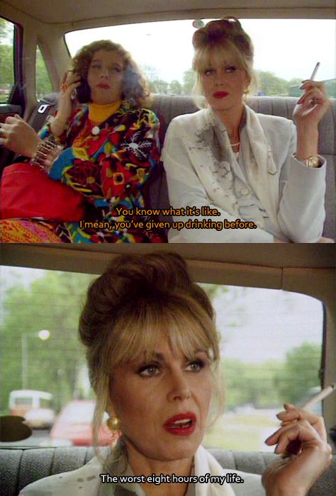 Ab Fab Absolutely Fabulous Quotes, Patsy And Eddie, Patsy And Edina, Patsy Stone, Jennifer Saunders, British Sitcoms, Joanna Lumley, Ab Fab, British Comedy