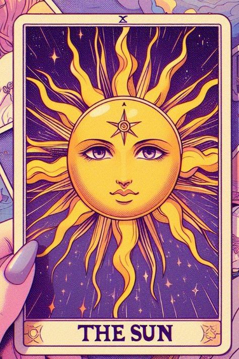 The Sun - Tarot card meaning ⋆ Tarot Nova Tarot Cards Sun, Anime Tarot, Positive Cards, The Sun Tarot Card, Family Quotes Inspirational, Rider Waite Deck, The Sun Tarot, Major Arcana Cards, Silver Horse