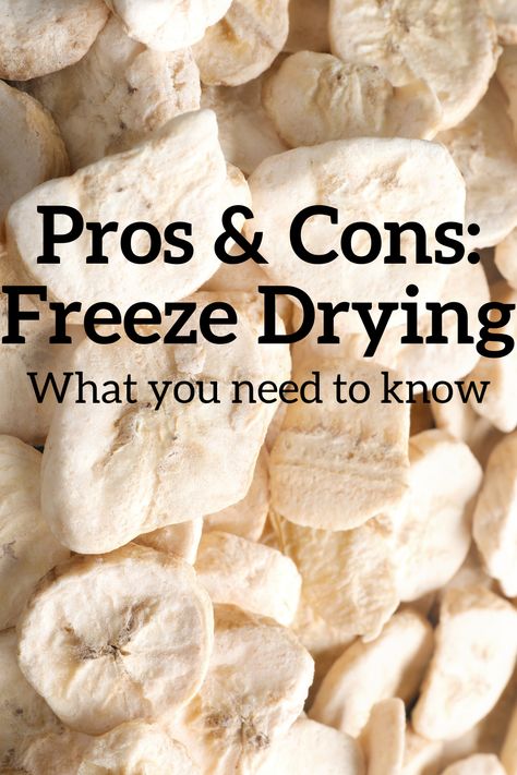 If you're thinking about purchasing a home freeze dryer, be sure to read this first. There are many pros and cons to the #1 home freeze dryer that you need to be aware of before purchasing! #freezedried #food #foodprep #prepping #foodpreservation How To Use Freeze Dried Food, Freeze Dry Sourdough Starter, Freeze Dried Corn, Freeze Dry Butter, What To Freeze Dry, Freeze Drying Recipes, How To Freeze Dry, Things To Freeze Dry, Freeze Dried Potatoes