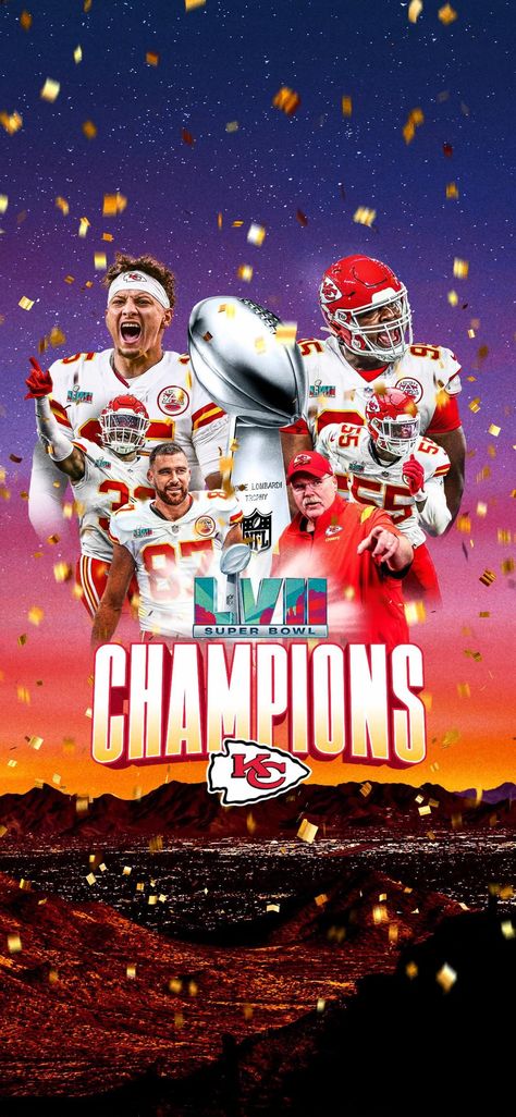 Super Bowl Wallpaper, Nfl Super Bowl History, Super Bowl Pictures, Chiefs Wallpaper, Super Bowl Winners, Kc Chiefs Football, Baltimore Ravens Logo, Kansas Chiefs, Nfl Football Art