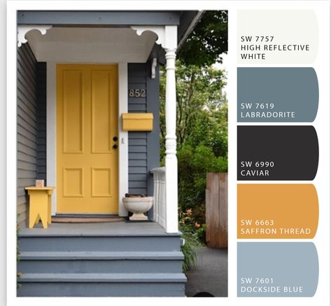 Color Palette 2024, Exterior Siding Colors, Ny House, Exterior House Siding, Front Door Color, Front Door Paint, Exterior House Paint Color, Front Door Paint Colors, Paint Color Combinations