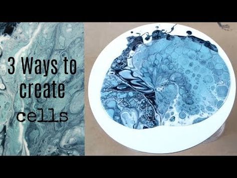 3 Ways to create cells in your resin art - YouTube Resin Art For Beginners, Alcohol Ink Glass, Art For Beginners, Different Kinds Of Art, Resin Pour, Acrylic Pouring Art, Art Youtube, Epoxy Resin Art, Resin Projects