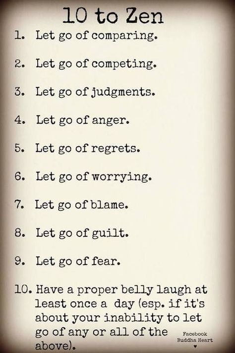 10 to Zen. 9 Things to let go of and one to add for a #peaceful life. Positiva Ord, Inspirerende Ord, Yoga Exercises, Morning Yoga, Open Book, Simple Living, Yoga Inspiration, Good Advice, Inner Peace