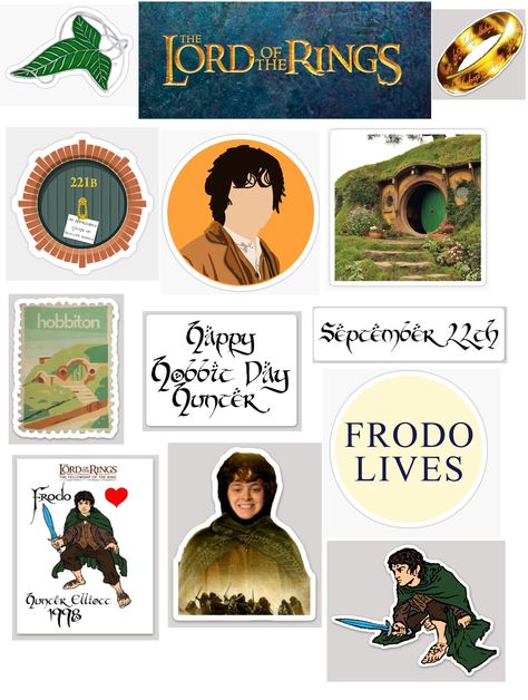 Lord Of The Rings Stickers, Stickers Printable, Middle Earth, Sticker Pack, The Rings, Printable Stickers, Lord Of The Rings, Secret Santa, Stickers Packs