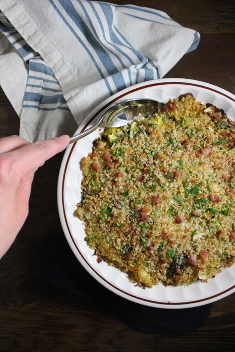 Quinoa Bake with Brussels Sprouts and Bacon Brussel Sprout Bacon, Bacon Quinoa, Brussels Sprouts And Bacon, Sprouts And Bacon, Quinoa Bake, What Is Life, Bacon Brussel Sprouts, Sprouts With Bacon, Pea Pods