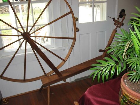 Spinning Wheel For Sale, Spinning Wheels, Art Articles, Third Wheel, Spinning Wheel, Native American Art, Live Action, Spinning, Wheel