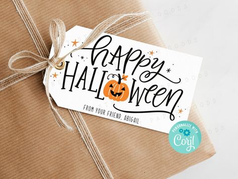 Halloween Labels Printable, Halloween Treat Tags, Gift Tag Design, Pumpkin Printable, Mulberry Street, Halloween Labels, Privacy Settings, Favour Tags Template, Halloween Favors