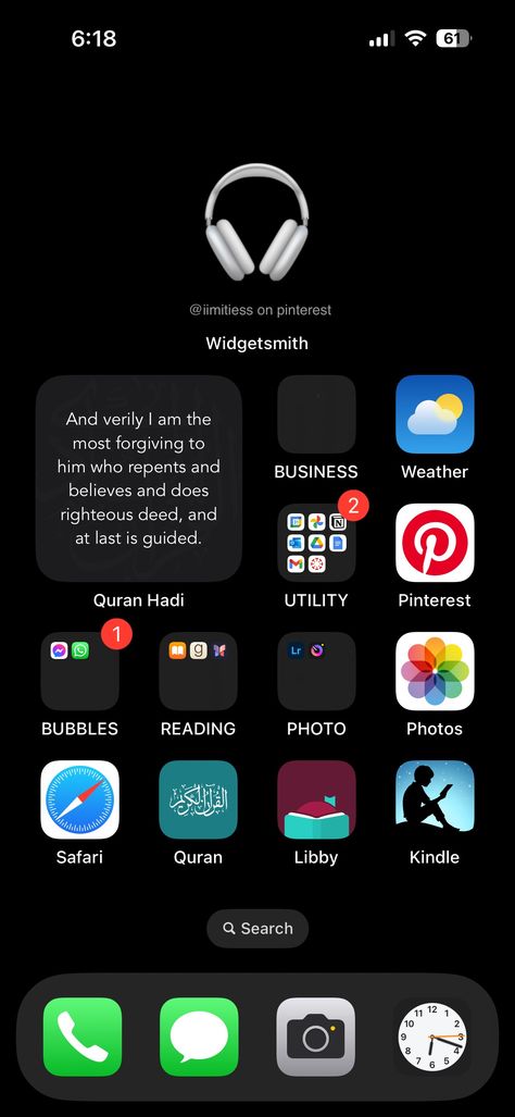 🎧 my minimalist, black, aesthetic, simple ios iphone home screen layout 📂 Simple Ios Homescreen Layout, Minimalist Iphone Layout Black, Minimalistic Iphone Layout, Iphone Home Screen Layout Minimalist, Simple Homescreen Layout, Minimalist Iphone Layout, How To Clean Iphone, Phone Apps Iphone, Home Screen Layout