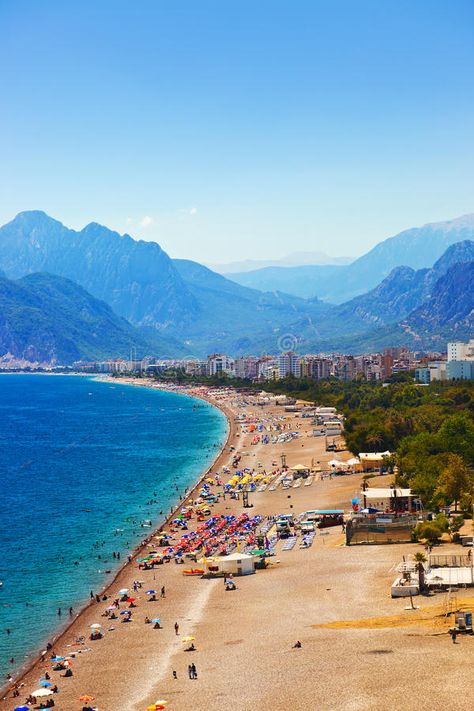 Beach at Antalya Turkey. Travel background #Sponsored , #Paid, #paid, #Antalya, #Travel, #Turkey, #Beach Antalya Beach, Beach Holiday Destinations, Turkey Photography, Visit Turkey, Turkey Antalya, Antalya Turkey, Hagia Sophia, Turkey Travel, White Water Rafting