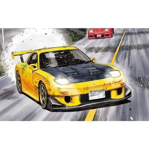 Initial D Keisuke Takahashi, Keisuke Takahashi, Initial D Car, Project D, Mazda Cars, Jdm Wallpaper, Best Jdm Cars, Initial D, Japon Illustration