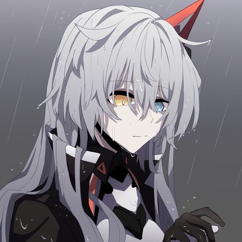 Kiana Kaslana, Crazy B, Under The Rain, Manga Cute, Honkai Impact, Tank Girl, Anime Artwork, City Art, Anime Comics