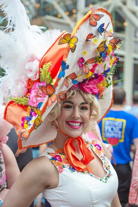 The Best Hats of the 2016 Denver DerbyParty - Colorado Homes & Lifestyles Creative Derby Hats, Kentucky Derby Hats Diy Funny, Derby Hats Diy Ideas, Kentucky Derby Hats Diy, Derby Hats Diy, Derby Decor, Hat Trends, Easter Hat Parade, Easter Bonnets