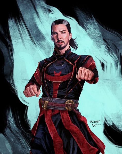 Uzuri Art on Twitter: "I have finally illustrated all of Doctor Strange’s variants from #MultiverseOfMadness, concluding the set with Strange from Earth 616. This was such an awesome piece to work on! #fanart #digitalart https://t.co/1JtiJM3vBK" / Twitter Defender Strange, Uzuri Art, Doc Strange, Doctor Strange Art, Chibi Marvel, America Chavez, Avengers Art, Multiverse Of Madness, Doctor Strange Marvel