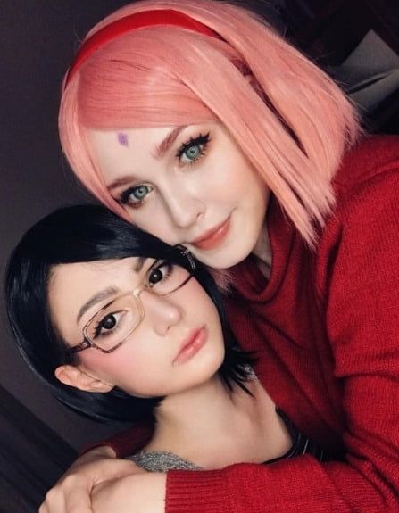 Mother daughter cosplay ho lee chit Cosplay Sakura, Sarada Cosplay, Sakura Haruno Cosplay, Belle Cosplay, Sakura Cosplay, Cosplay Naruto, Epic Cosplay, Kawaii Cosplay, Naruto Cosplay