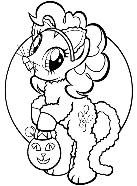 Pie Coloring Page, My Little Pony Halloween, Descendants Coloring Pages, Little Pony Coloring Pages, My Little Pony Coloring Pages, Pony Coloring Pages, Tractor Coloring Pages, Stitch Coloring Pages, Christmas Tree Coloring Page