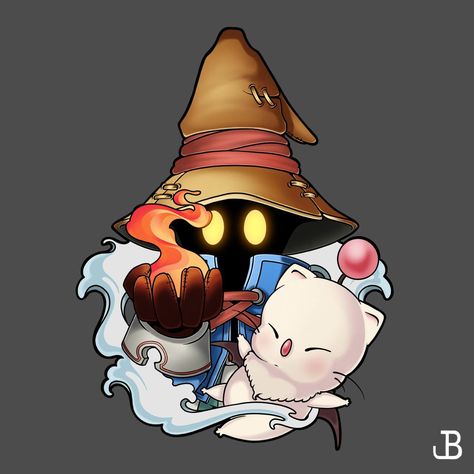 Vivi Final Fantasy Tattoo, Vivi Final Fantasy Art, Moogle Final Fantasy Art, Vivi Tattoo, Moogle Tattoo, Vivi Ornitier, Final Fantasy Tattoo, Yoda Wallpaper, Piskel Art