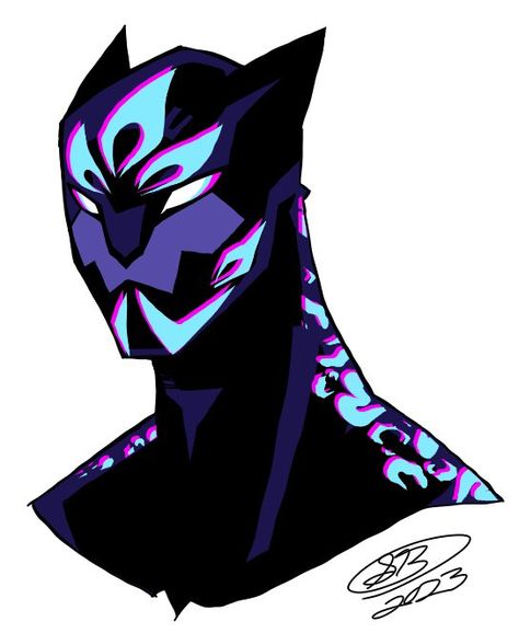 Black Panther Doodle, Panther Doodle, Heroes And Villains Costumes, Old Character, Marvel Character Design, Black Panther Art, Marvel Drawings, Black Cartoon Characters, Cover Art Design