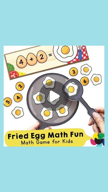 Future Inspiration, Math Games For Kids, Make Learning Fun, Fun Math Games, Fried Eggs, Educational Games For Kids, Early Math, Glue Stick, Math Problems