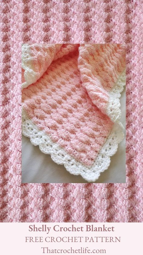 Free pattern for how to make a beautiful crochet blanket Baby Girl Crochet Blanket Patterns Free, Free Crochet Patterns For Baby Blankets Easy, Baby Afghans Crochet Patterns Free, Easy Crochet Afghan Patterns Free, Free Blanket Crochet Patterns, Crochet Baby Blanket Girl, Baby Girl Afghan, Rainbow Crochet Blanket Pattern, Beautiful Crochet Blanket