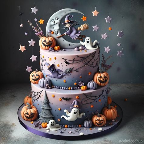 All Posts • Instagram Wow Cake Design, Cute Halloween Cake Ideas, Halloween Cake Ideas Birthday, Halloween Cakes Birthday, Birthday Cake Halloween, Fun Cake Decorating Ideas, Cute Halloween Cookies, Autumn Cakes, Halloween Cake Ideas