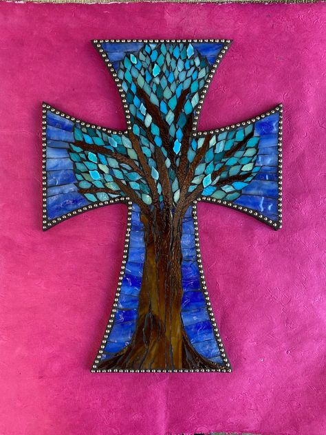 Diy Lake, Tree Of Life Images, Mosaic Tree, Wall Art Tree, Life Image, House Sale, Mosaic Crosses, White Mosaic, Mosaic Ideas