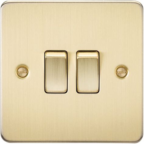 Light Switches And Sockets, Light Switches, Brass Lighting, Light Switch Plates, Wall Mounted Light, Switch Covers, Light Switch Covers, Switch Plates, Brushed Brass