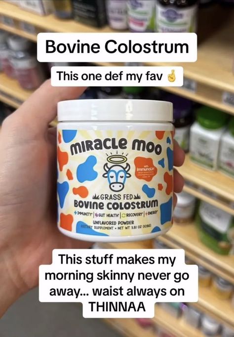 Miracle Moo helps promote hair growth, gut health, and is the most recommended product on tiktok!! Bovine Colostrum has amazing benefits, link attached to product to help you save ☺️ Healthy Lifestyle Challenge, Easy Morning Workout, Hair And Skin Vitamins, Exfoliating Face Wash, Health Hair, Healthy Probiotics, Herbs For Health, Immune Support, Improve Digestion